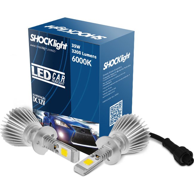 LÂMPADA SUPER LED H3 SHOCKLIGHT