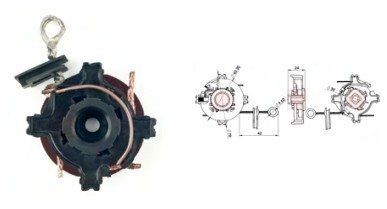 Porta-escova A-171-12V