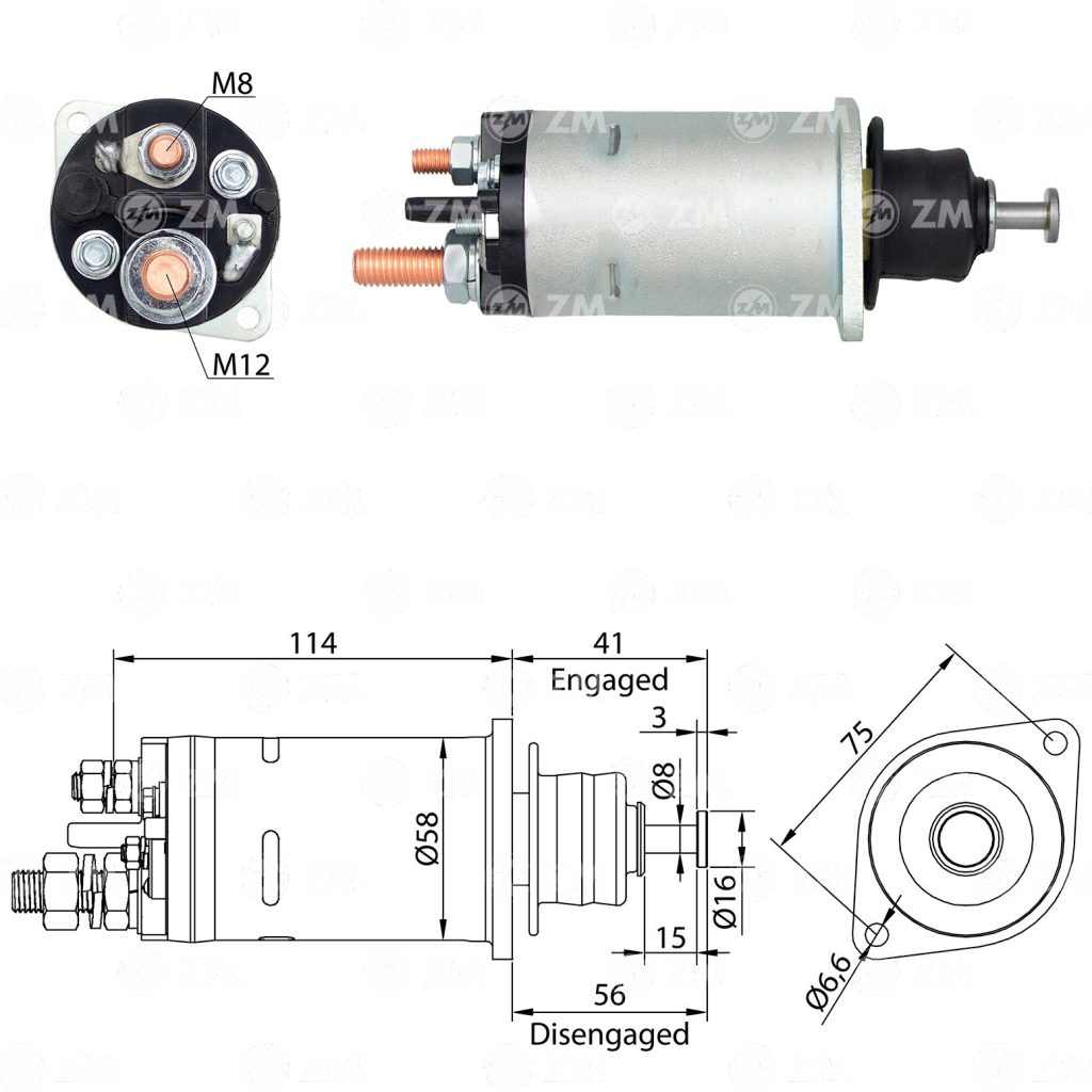 ZM 1.818,3.818 AUTOMATICO DE PARTIDA AUTOTEK 29MT 24V
