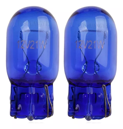PAR LAMPADA HALOGENA - T20 - W21W 12V21W W3x16d Injected Blue