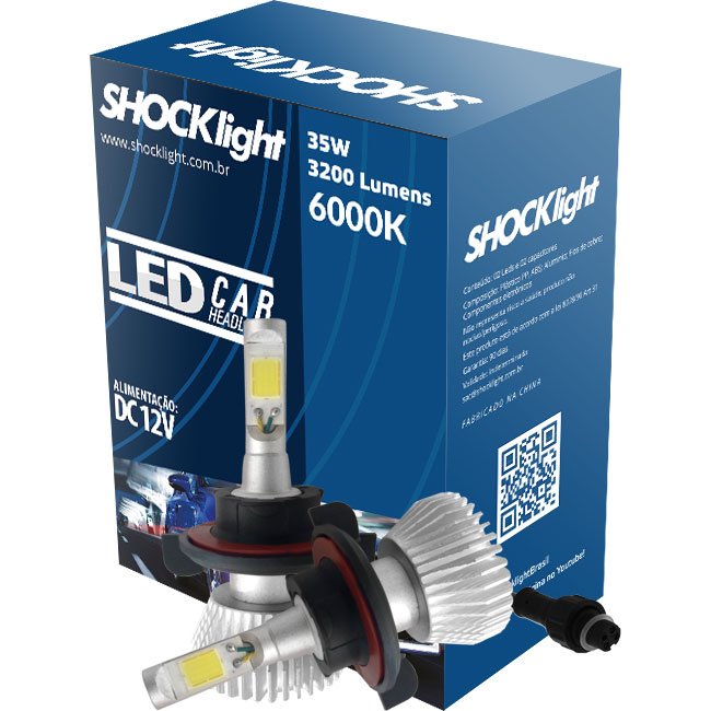 LÂMPADA SUPER LED H13 SHOCKLIGHT
