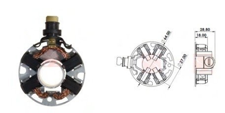 Porta-escova A-008-12V