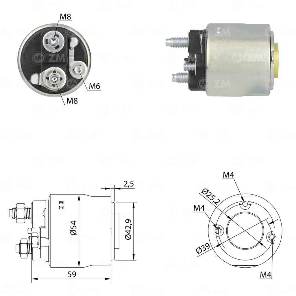 ZM 498 AUTOMATICO DE PARTIDA AUTOTEK VALEO NOVO FIESTA