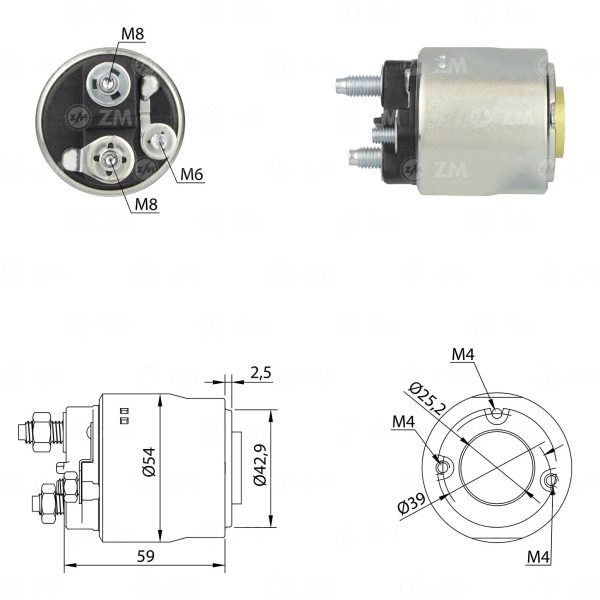ZM 498 AUTOMATICO DE PARTIDA AUTOTEK VALEO NOVO FIESTA