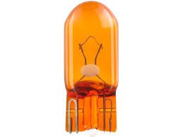 Lâmpadas miniatura t10 ambar 12v