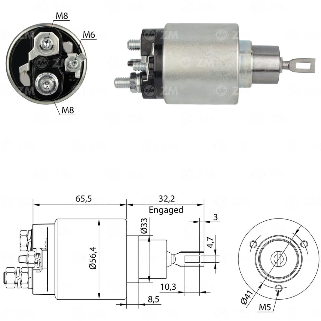 ZM 974 AUTOMATICO DE PARTIDA AUTOTEK PALIO BOSCH