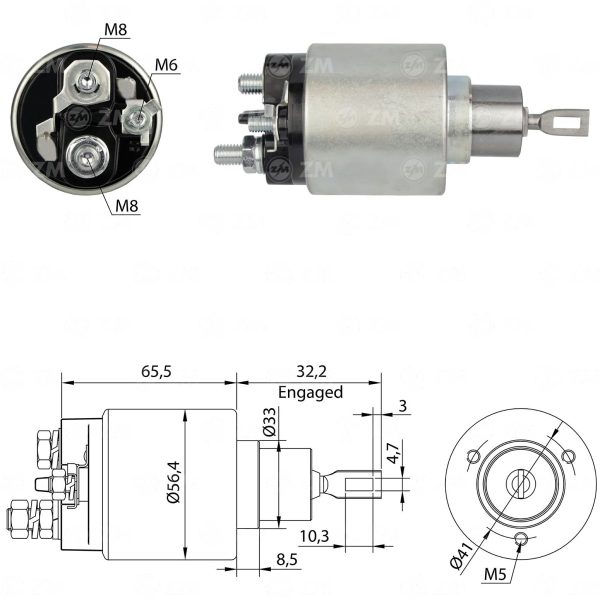 ZM 974 AUTOMATICO DE PARTIDA AUTOTEK PALIO BOSCH