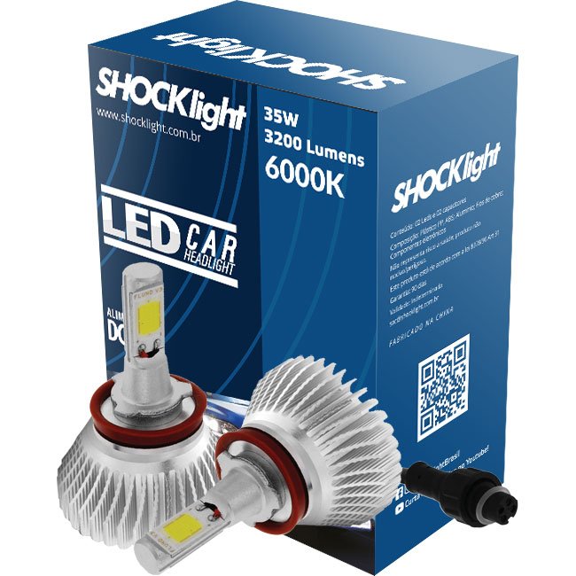 LÂMPADA SUPER LED H11 SHOCKLIGHT